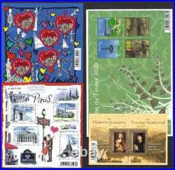 FRANCE ANNÉE 2010 TRES COMPLETE + PA, BLOCS et SERVICE NEUFS
