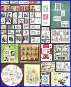 FRANCE- ANNEE 2020 Complète 87 Timbres NEUFS du N° 5372 au 5458 LUXE MNH