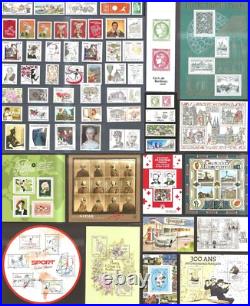 FRANCE- ANNEE 2020 Complète 87 Timbres NEUFS du N° 5372 au 5458 LUXE MNH