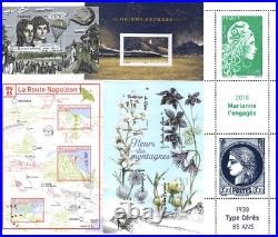 FRANCE- ANNEE 2023 Complète 97 Timbres NEUFS du N° 5643 au 57. LUXE MNH