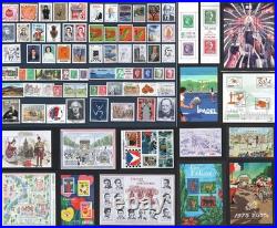 FRANCE- ANNEE 2025 Complète 108 Timbres NEUFS du N° 5838 au 59. LUXE MNH
