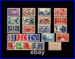 FRANCE ANNEE COMPLETE 1936 / n° 309/333 sauf 325A /MNH/ 321 signé BRUN / TTBE