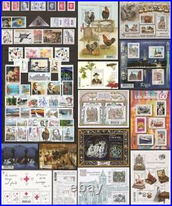 FRANCE- ANNEE COMPLETE 2015 = 92 Timbres NEUFS du N° 4923 au 5013 LUXE MNH