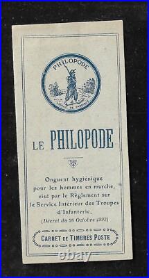 FRANCE CARNET YT 189 CP1 NEUF TB (couverture C 1er semestre/1875)