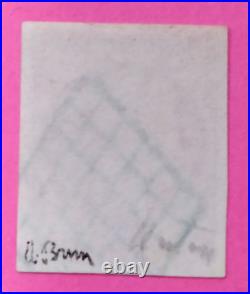 FRANCE CERES 40 CENTIMES ORANGE N° YVERT 5 Oblitéré Signé BRUN lot 372