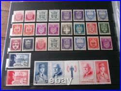FRANCE COLLECTION DE TIMBRES NEUFS ET OBLITERES 1900 a TAXES. COTE MINI 1000