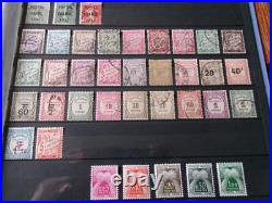 FRANCE COLLECTION DE TIMBRES NEUFS ET OBLITERES 1900 a TAXES. COTE MINI 1000