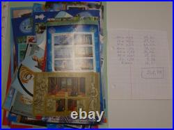 FRANCE GROS LOT DE TIMBRES NEUFS. VALEUR FACIALE DE 242.78 euros