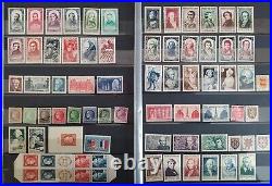 FRANCE IMPORTANTE COLLECTION de TIMBRES NEUFS de 1945 à 1971 17 scans (F3)