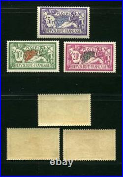 FRANCE STAMP TIMBRE 206 / 208 MERSON 3F 10F ET 20F NEUFS xx TTB VALEUR1050