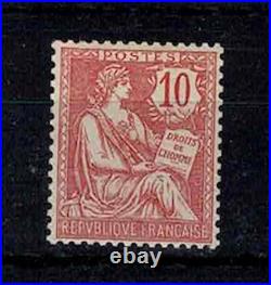 FRANCE STAMP TIMBRE N° 124 MOUCHON RETOUCHE 10c ROSE 1902 NEUF xx LUXE A123