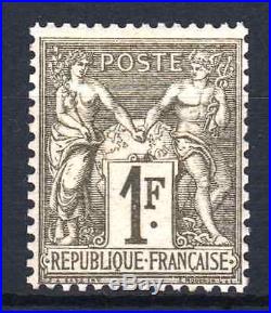 FRANCE STAMP TIMBRE N° 72 SAGE 1F BRONZE 1876 NEUF x TB SIGNE N769