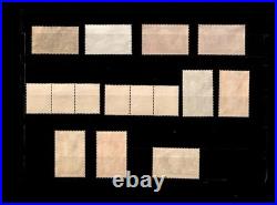 FRANCE  n° 169, 252b (Etat III), 256 (2), 348/351, 354/355 (2), 398 / MU