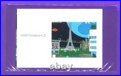 FRANCE neuf 2025 Lot de 3 timbres NFT sous blister NFTimbre 4 numérotés