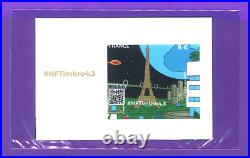 FRANCE neuf 2025 Lot de 3 timbres NFT sous blister NFTimbre 4 numérotés