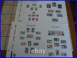 Feuilles LEUCHTTURM 1965/1974 avec timbres neuf voir photos
