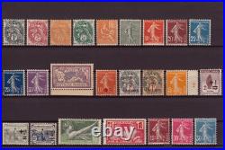 France 1900/1940 Collection neufs sans charnière COTE 1045 TB