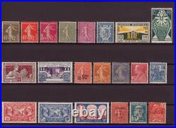 France 1900/1940 Collection neufs sans charnière COTE 1045 TB