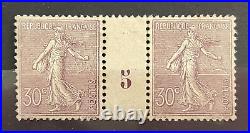 France 1903 Semeuse N° 133 / Mill. 5 Nsc Mnh Ttbe Cote 1500