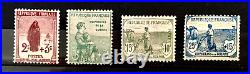 France 1917 Orphelins N°s 148 à 151 Neufs Tbc TTBE Cote 625