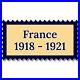 France 1918-1921 années complètes de timbres neufs