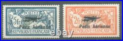 France 1927 Pa1 Pa2 Neufs Charnière Signés Brun + Très Bon Centrage