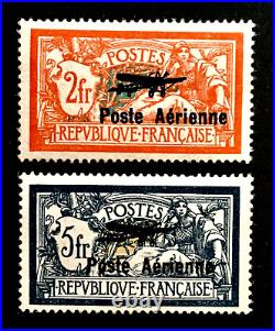 France 1927 Poste Aérienne N° 1 & 2 Neufs Signés B C TTB Cote 1900