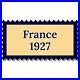 France 1927 année complète de timbres neufs