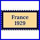 France 1929 année complète de timbres neufs