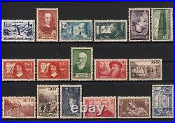 France 1930/1940 Collection neufs sans charnière COTE 1230 TB