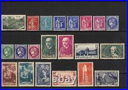 France 1930/1940 Collection neufs sans charnière COTE 1230 TB