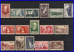 France 1930/1940 Collection neufs sans charnière COTE 1980 TB