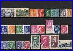 France 1930/1940 Collection neufs sans charnière COTE 1980 TB