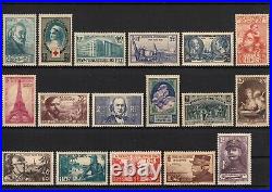 France 1930/1940 Collection neufs sans charnière COTE 1980 TB