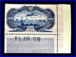 France 1936 Poste Aerienne N° 15 Neuf Signe Ttbe Cote 1500
