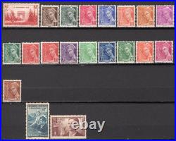 France 1938 Année Complète De 52 timbres +++ Neuf sans Charnière +++Luxe