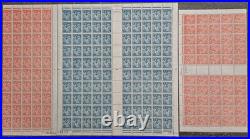 France 1944 Type Iris papier Japon Filigrane Yt 650a + 655a neuf + Variétés France 1944 Type Iris papier Japon Filigrane Yt 650a + 655a neuf + Variétés