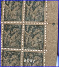 France 1944 Type Iris papier Japon Filigrane Yt 650a + 655a neuf + Variétés