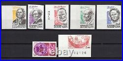 France 1980/1984 Collection de non-dentelés, neufs sans charnière COTE 615