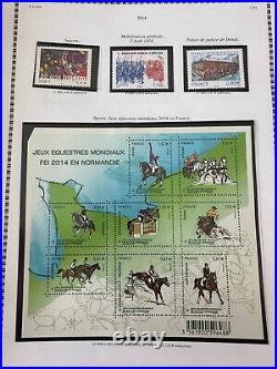 France 2014 Collection de timbre bloc et bloc-feuillet et carnet N Luxe MNH