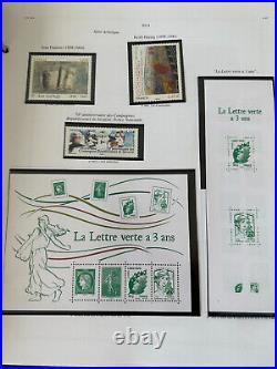 France 2014 Collection de timbre bloc et bloc-feuillet et carnet N Luxe MNH