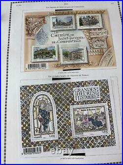 France 2014 Collection de timbre bloc et bloc-feuillet et carnet N Luxe MNH