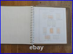 France Album et feuilles Marini avec pochettes Années 1923 à 1950 complètes