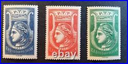 France Année 1935 N° 1 à 3 Neuf Luxe Taxe Radiodiffusion