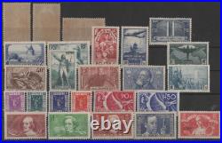France Annee Complete 1936 N° 309/333 Neuve  Sans Charniere -cote 1367,00