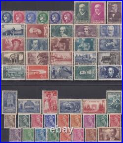 France Annee Complete 1938 N° 372/418 Neuve Gomme Sans Charniere Cote 753