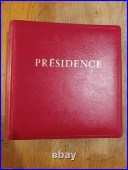 France Classeur pour timbre reliure Cérès présidence Années 1996 à 1999 complet