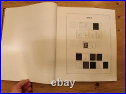 France Classeur pour timbre reliure Davo Luxe Années 1849 1970 complet P1 à 113