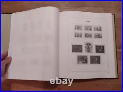 France Classeur pour timbre reliure Davo Luxe Années 1958 1974 complet P73 à 127
