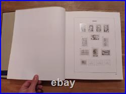 France Classeur pour timbre reliure Davo Luxe Années 1975 1987 complet P128à 185